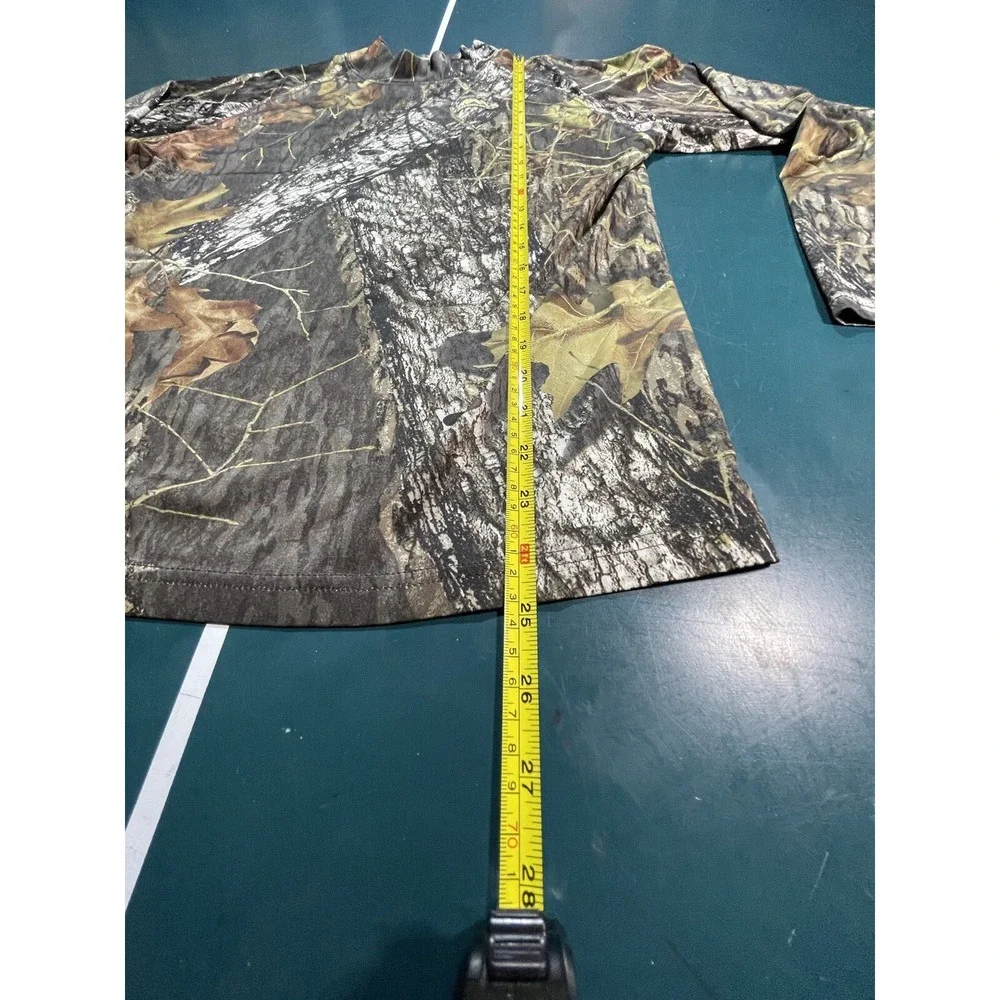Vintage Y2K Realtree Camo Long Sleeve‎ Shirt Medium Hunting Mossy Oak Forest